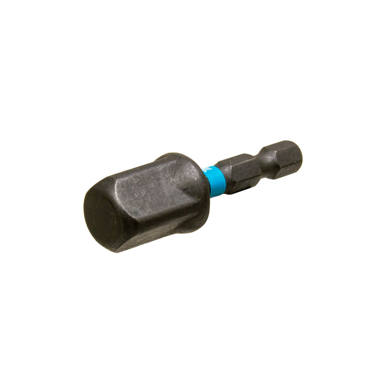 Impact Black Adapter 1/4" Sechskant auf 1/2" Vierkant, Steckschlüssel Adapter für Schlagschrauber