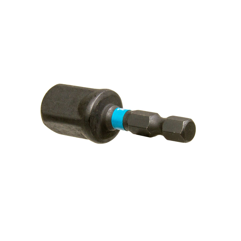 Impact Black Adapter 1/4" Sechskant auf 1/2" Vierkant, Steckschlüssel Adapter für Schlagschrauber