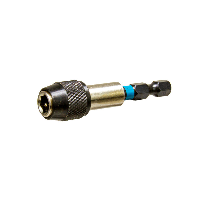 Impact Black Bit Halter 1/4" magnetisch, Schnellwechsel Bithalter, 60 mm, für den Einsatz im Schlagschrauber