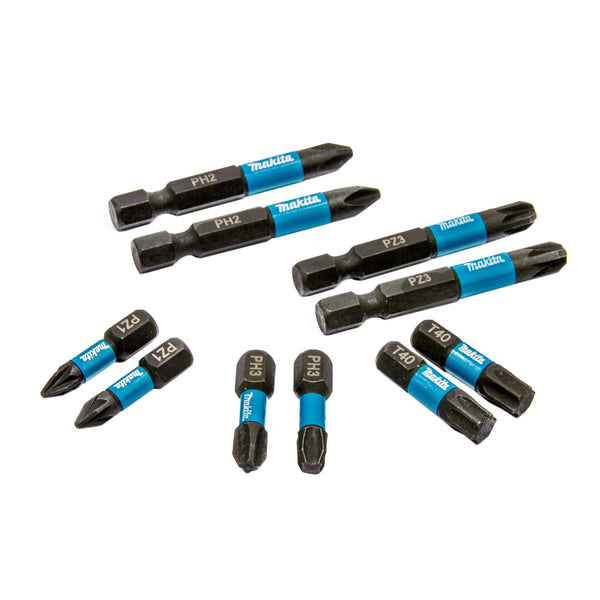Impact Black Bit 1/4", wählbar PH | PZ | TX, Länge 25 / 50 mm, Optimiert für Schlagschrauber