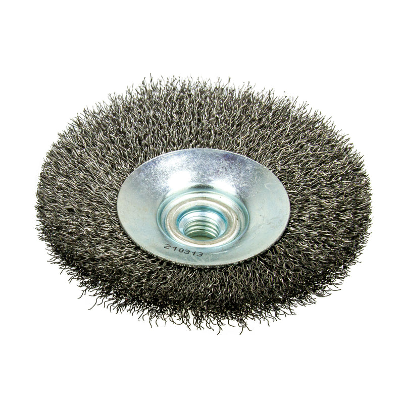 Kegelbürste 115 mm, Drahtstärke 0,3 mm, für Winkelschleifer mit M14 Aufnahme