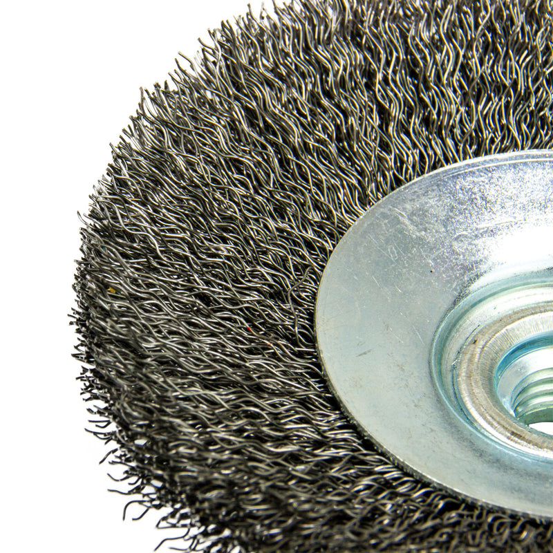 Kegelbürste 115 mm, Drahtstärke 0,3 mm, für Winkelschleifer mit M14 Aufnahme