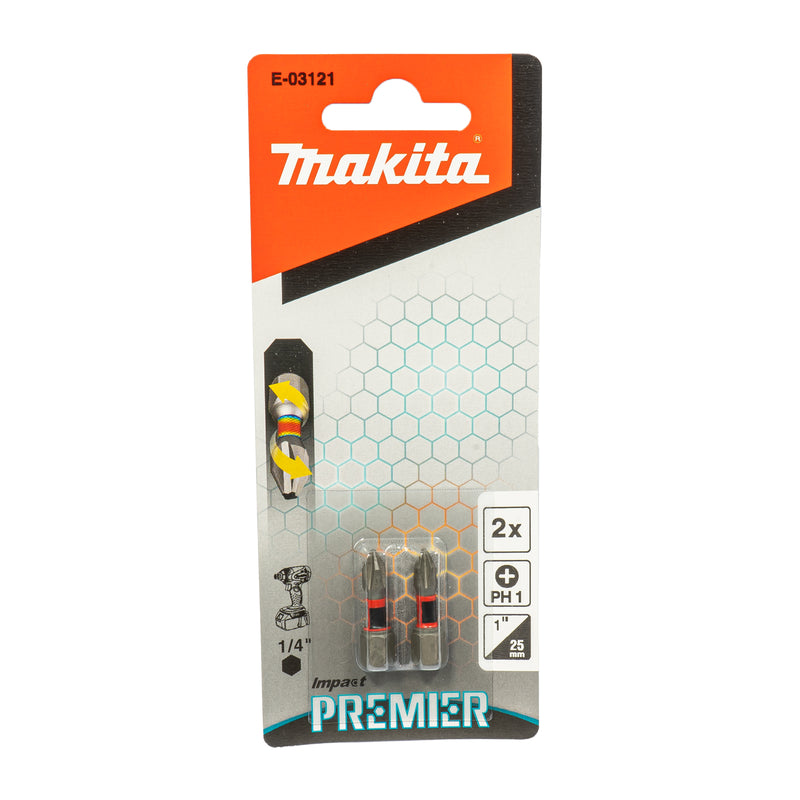 Impact Premier Torsion Bit 1/4", wählbar PH | PZ | TX, Länge 25 / 50 mm (Ideal für Schlagschrauber)