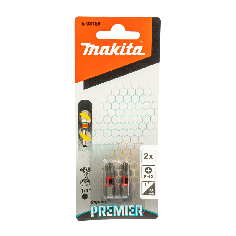 Impact Premier Torsion Bit 1/4", wählbar PH | PZ | TX, Länge 25 / 50 mm (Ideal für Schlagschrauber)