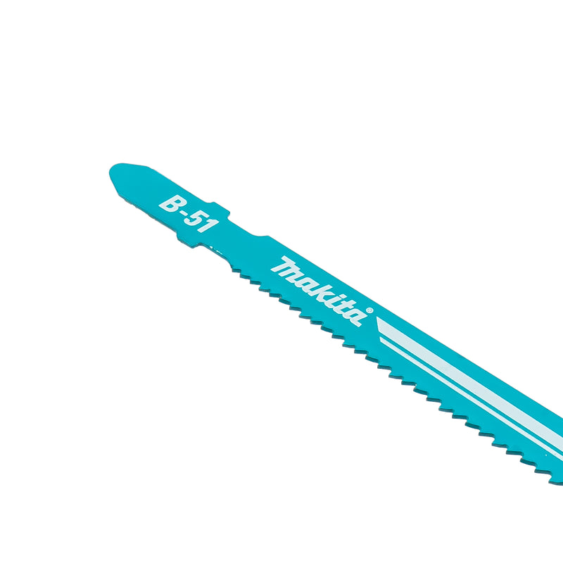 Stichsägeblatt Set 5-tlg. für Metall- oder Buntmetallwerkstoffe, Aluminiumbleche, Rohre, Profile | T-Schaft Aufnahme