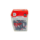 Shockwave Schrauberbits 25er Pack (TX / PH / PZ Bits, Länge: 25 mm, 1/4", für Schlagschrauber)