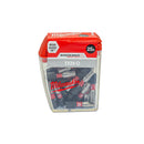 Shockwave Schrauberbits 25er Pack (TX / PH / PZ Bits, Länge: 25 mm, 1/4", für Schlagschrauber)