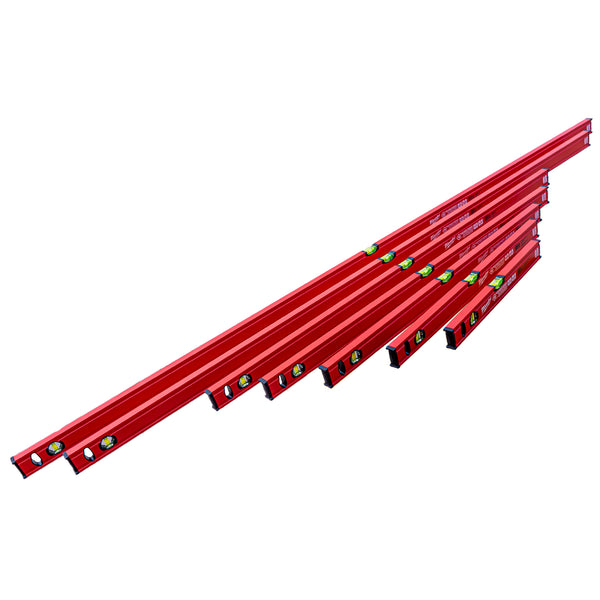 Wasserwaage Slim, 40 cm / 60 cm / 80 cm / 100 cm / 120 cm / 180 cm / 200 cm, nicht magnetisch