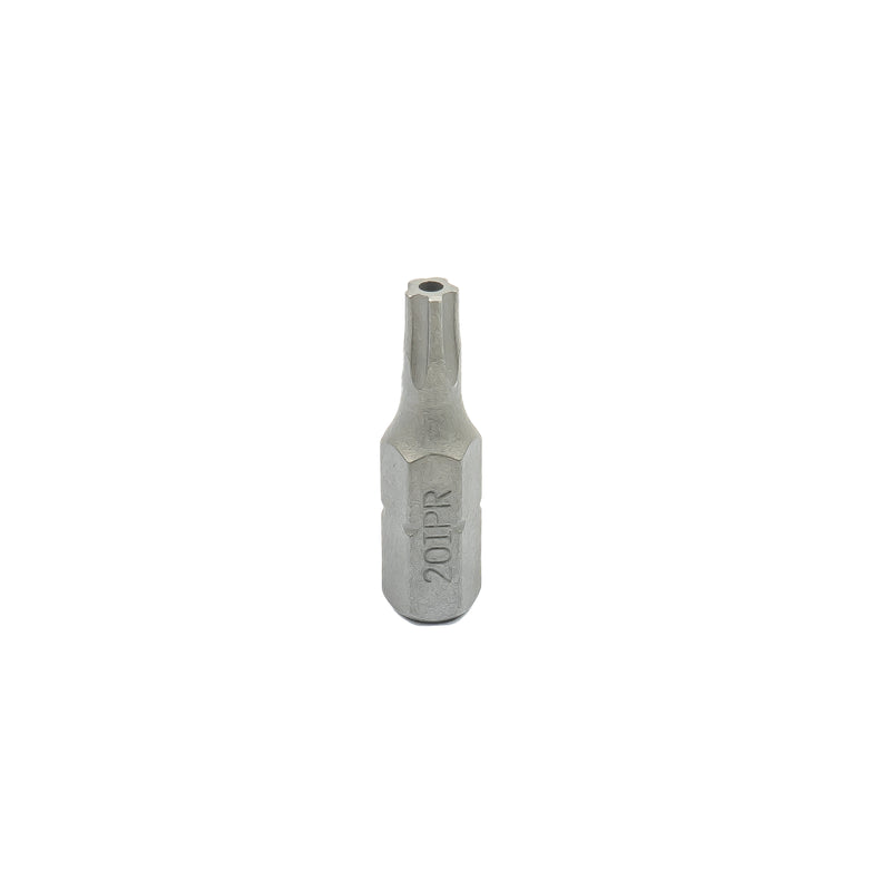 Bits für Innen-TX-Schrauben mit stirnseitiger Bohrung 1/4" Antrieb, TS10 - TS40, Länge 25 mm