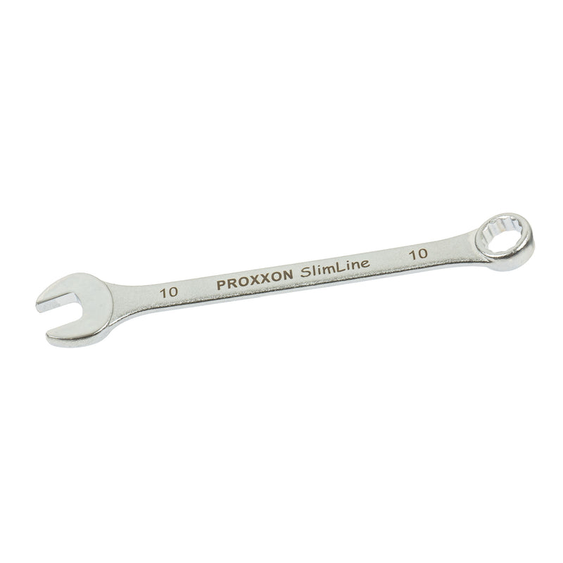 Ring-Maulschlüssel SlimLine (Schlüsselweite: 5,5 - 41 mm wählbar, Hergestellt aus CrV-Stahl, 15° abgewinkelter Kopf)