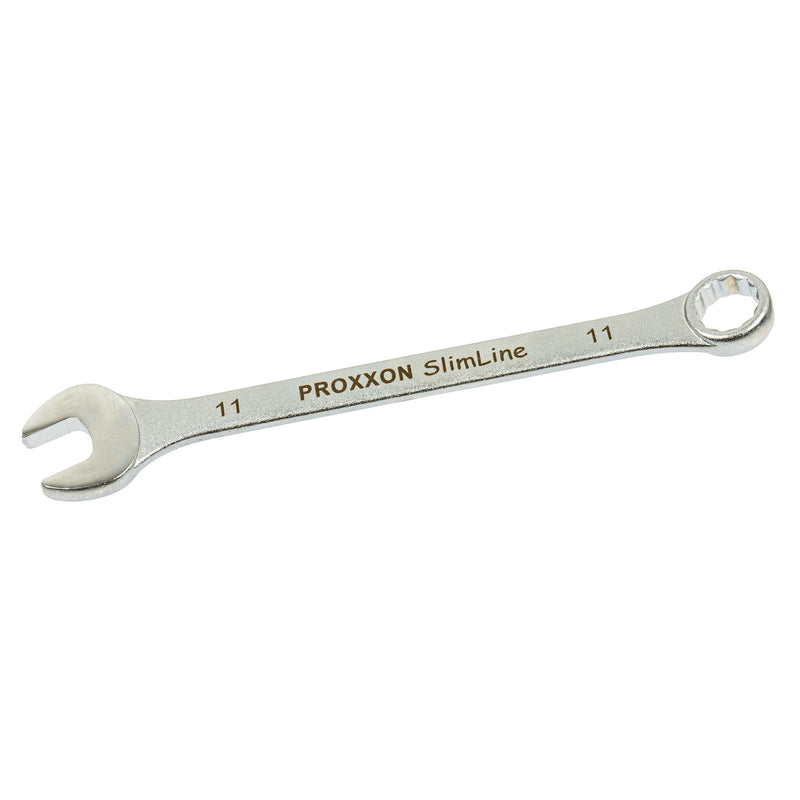 Ring-Maulschlüssel SlimLine (Schlüsselweite: 5,5 - 41 mm wählbar, Hergestellt aus CrV-Stahl, 15° abgewinkelter Kopf)