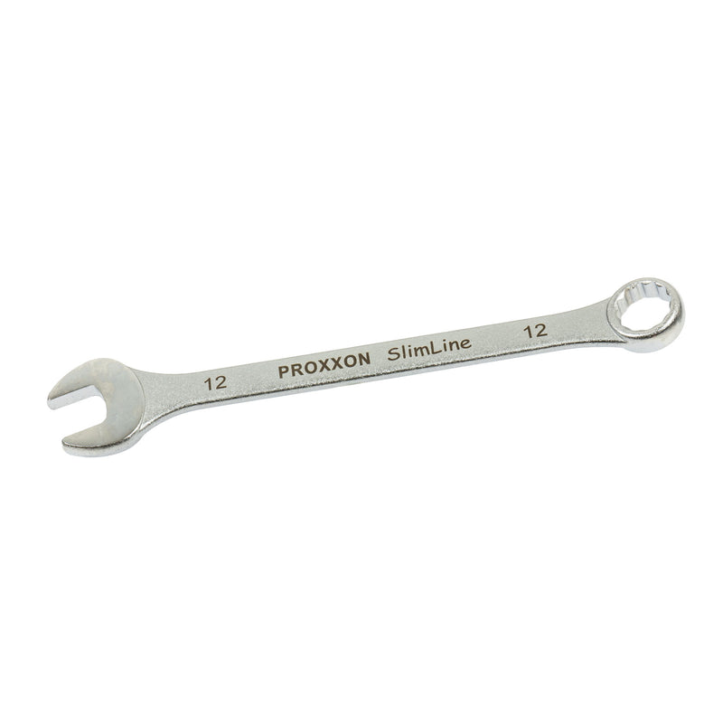 Ring-Maulschlüssel SlimLine (Schlüsselweite: 5,5 - 41 mm wählbar, Hergestellt aus CrV-Stahl, 15° abgewinkelter Kopf)