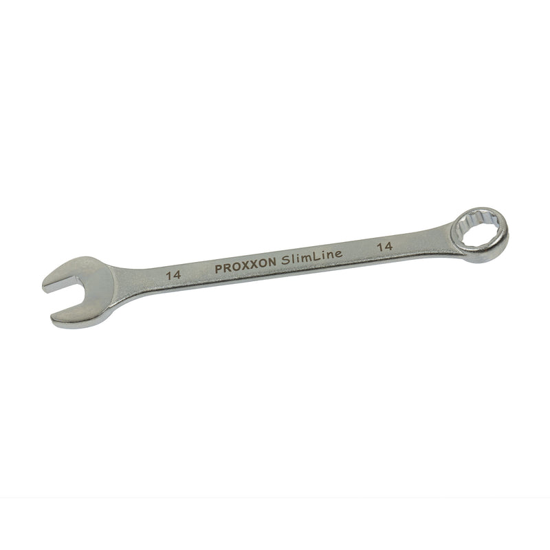 Ring-Maulschlüssel SlimLine (Schlüsselweite: 5,5 - 41 mm wählbar, Hergestellt aus CrV-Stahl, 15° abgewinkelter Kopf)