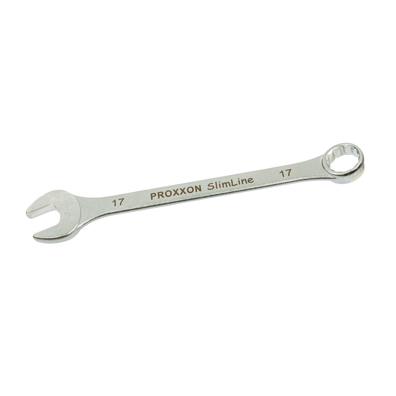 Ring-Maulschlüssel SlimLine (Schlüsselweite: 5,5 - 41 mm wählbar, Hergestellt aus CrV-Stahl, 15° abgewinkelter Kopf)