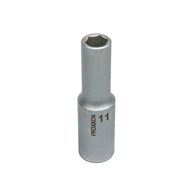 1/2" Tiefbett-Steckschlüsseleinsatz (Schlüsselweite: 10 - 24 mm wählbar, Hergestellt aus CrV-Stahl, lange Ausführung 79 mm)