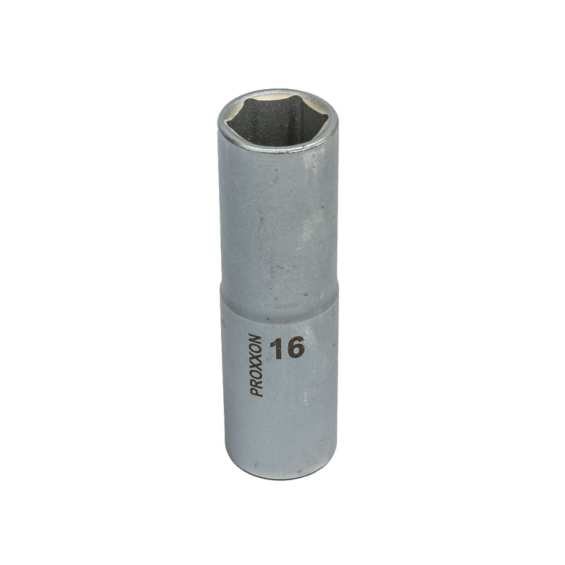 1/2" Tiefbett-Steckschlüsseleinsatz (Schlüsselweite: 10 - 24 mm wählbar, Hergestellt aus CrV-Stahl, lange Ausführung 79 mm)