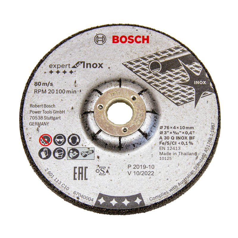 76 mm Trennscheibe (5 Stück) + Schruppscheibe (2 Stück), Expert for Inox