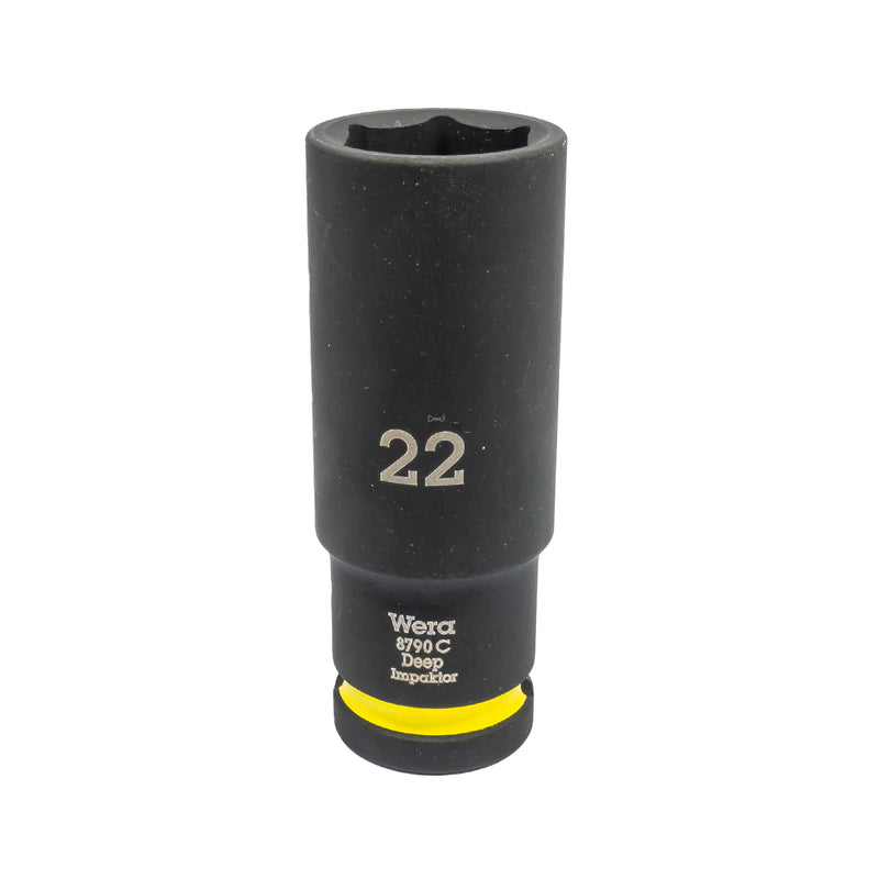 8790 C Impaktor Deep Steckschlüsseleinsatz mit 1/2"-Antrieb (Lange Steckschlüssel für Schlagschrauber, Größe wählbar)