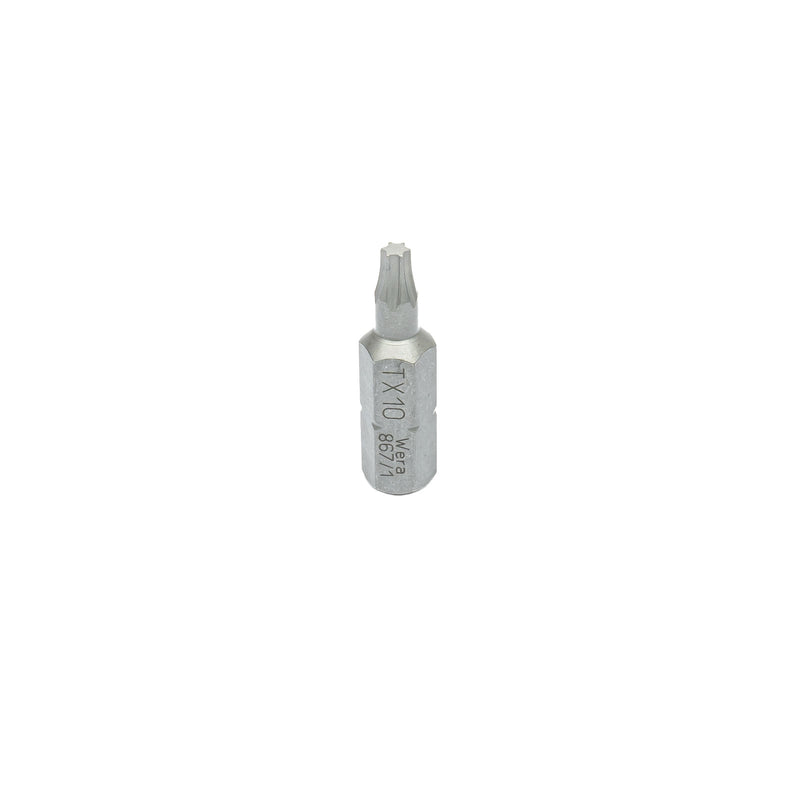 Torx Bits, Wählbar: T5 | T6 | T7 | T8 | T9 | T10 | T15 | T20 | T25 | T27 | T30 | T40 (TX Schrauberbits zähhart) 867/1