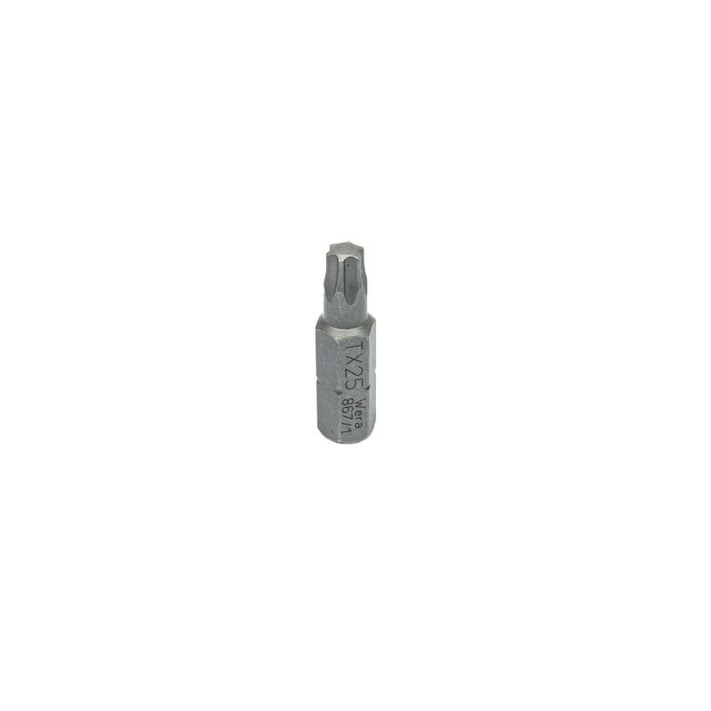 Torx Bits, Wählbar: T5 | T6 | T7 | T8 | T9 | T10 | T15 | T20 | T25 | T27 | T30 | T40 (TX Schrauberbits zähhart) 867/1