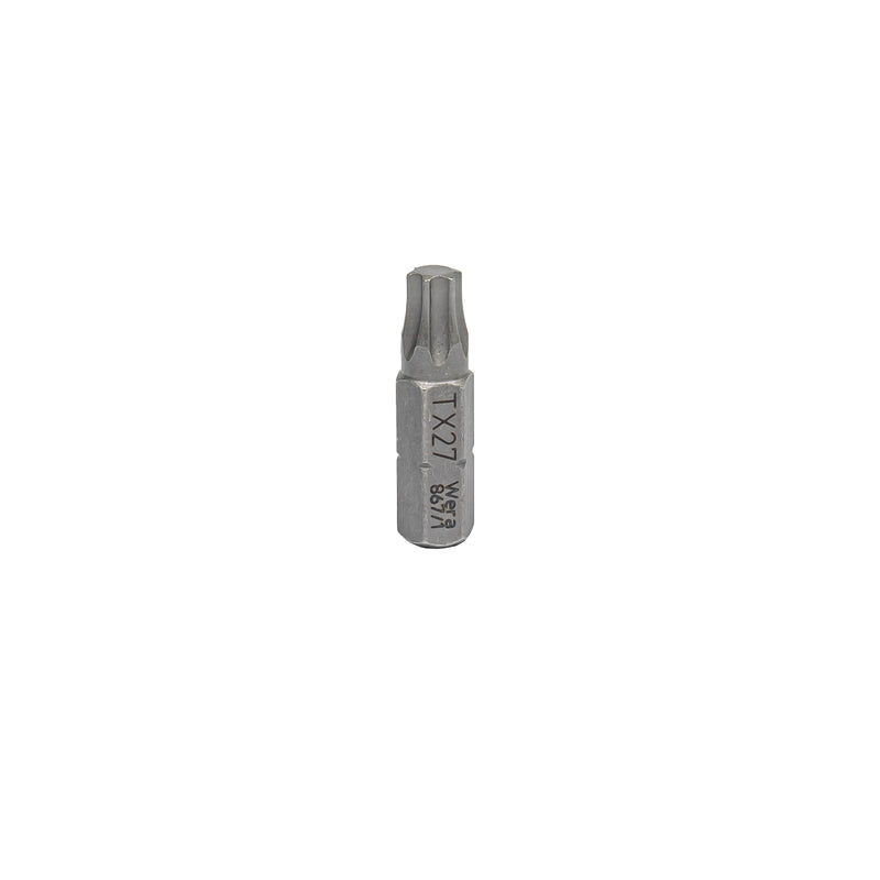 Torx Bits, Wählbar: T5 | T6 | T7 | T8 | T9 | T10 | T15 | T20 | T25 | T27 | T30 | T40 (TX Schrauberbits zähhart) 867/1