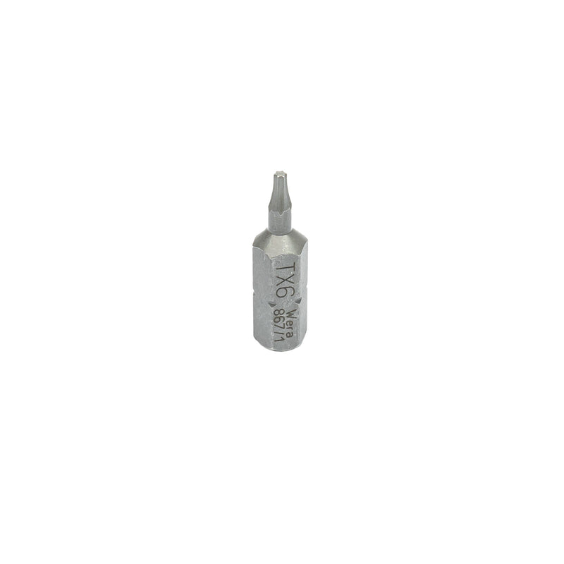 Torx Bits, Wählbar: T5 | T6 | T7 | T8 | T9 | T10 | T15 | T20 | T25 | T27 | T30 | T40 (TX Schrauberbits zähhart) 867/1