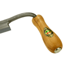 Zugmesser gebogen mit Holzheft, 250 mm Schneidenlänge, zum Entrinden