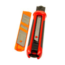 SRP 18A Cuttermesser, 18 mm Abbrechklinge, Auto-Lock Taste, 3 Ersatzklingen