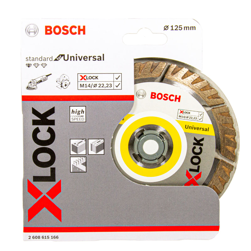 Bosch Professional X-LOCK Diamant Trennscheibe DIA-TS 125 x 22,23 mm,  Standard Universal