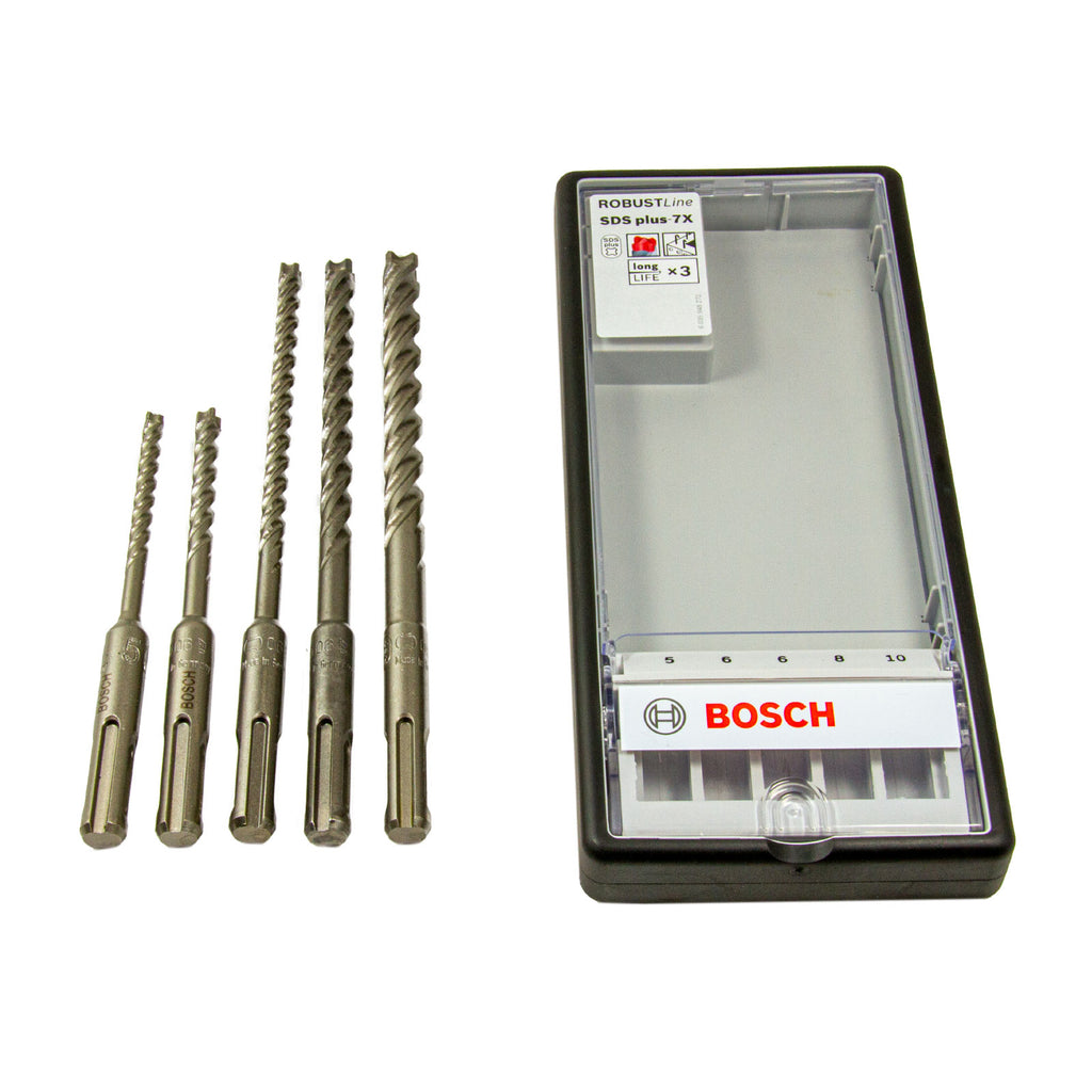Bosch Professional SDS plus 7 X Hammerbohrer Set 5 tlg. Ø 5 | 6 | 6 | 8 |  10 mm