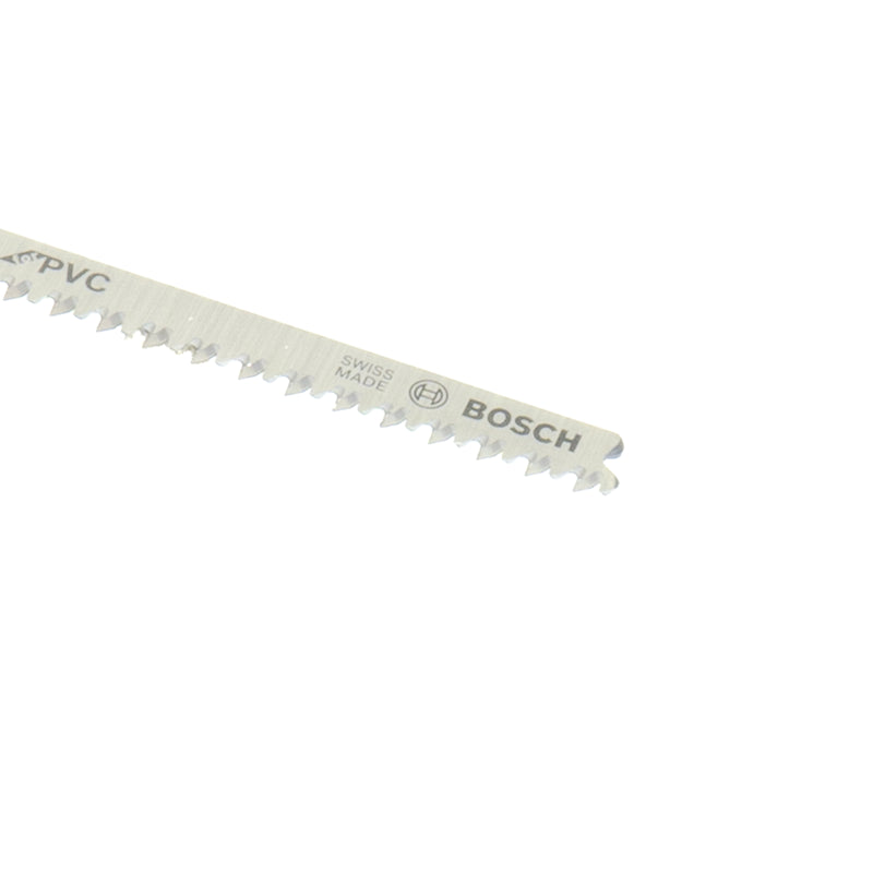 T 102 H | 5 x Stichsägeblatt für saubere gerade Schnitte in Kunststoff (Clean for PVC, T-Schaft)
