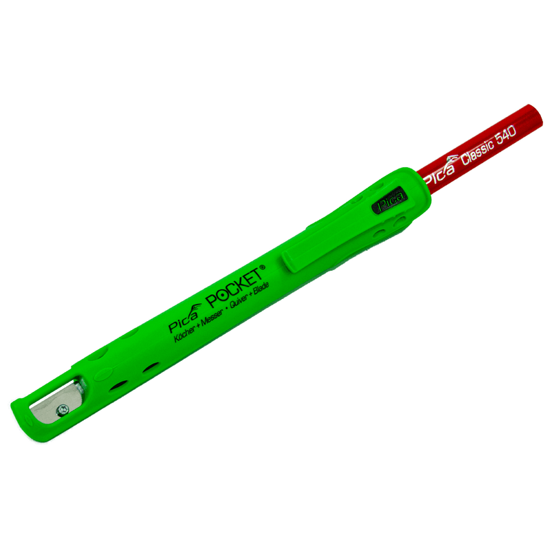 Pica Pocket 505 Köcher & Messer Stiftköcher mit genialer Klemmfunktion, inkl. Stift