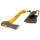 Hultan Trekking Beil, Outdoor- & Campingaxt, 500 g, Hickory Holzgriff