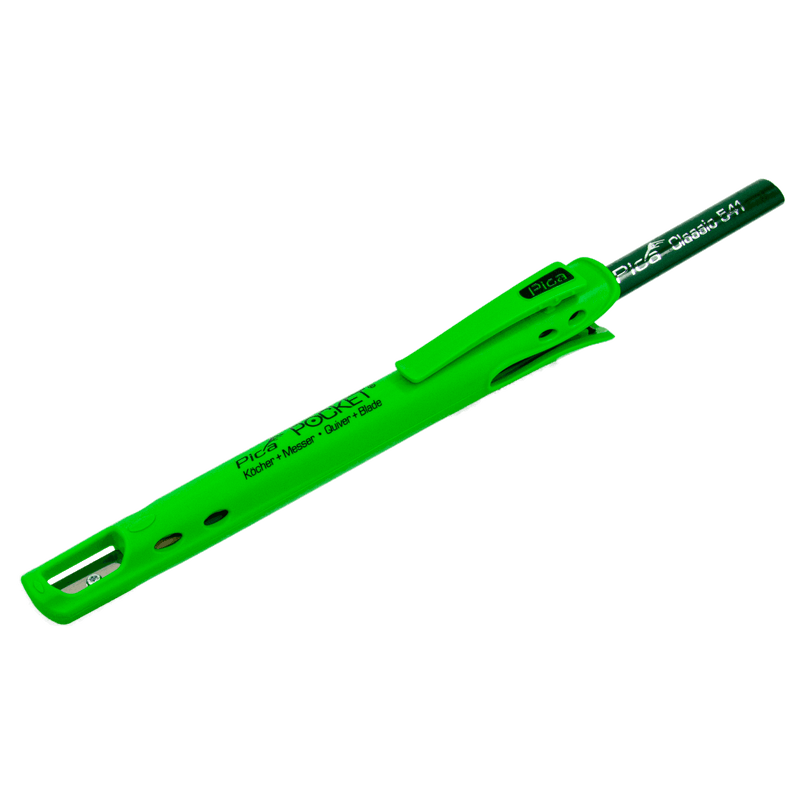 Pica Pocket 505 Köcher & Messer Stiftköcher mit genialer Klemmfunktion, inkl. Stift