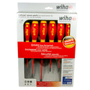 VDE Schraubendreher SoftFinish electric slimFix Set 7-tlg., SL | PH | PZ, Schraubenzieher