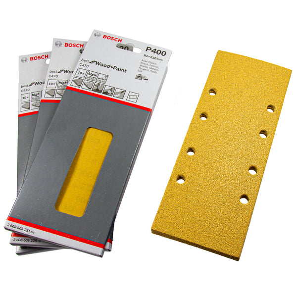 Schleifblatt C470, 93 x 230 mm, P40 - P400, 10er Pack, Holz & Farbe
