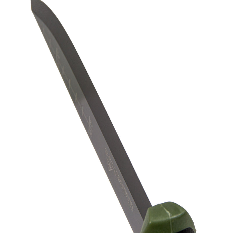 Outdoor-Messer OK4, 93 mm Klinge aus japanischem Messerstahl, Köcher mit Gürtelschnalle