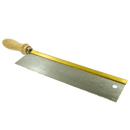 Feinsäge gerade, Messingrücken, 250 mm Blattlänge, mit Holzheft