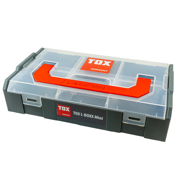 L-Boxx Mini "TOX-Box" leer, Kleinteilebox bis 1,5 kg für Schrauben, Dübel usw.