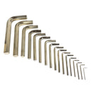 351 Stiftschlüssel für Innensechskant Schrauben (1,5 - 19,0 mm wählbar, Sechskantschlüssel)