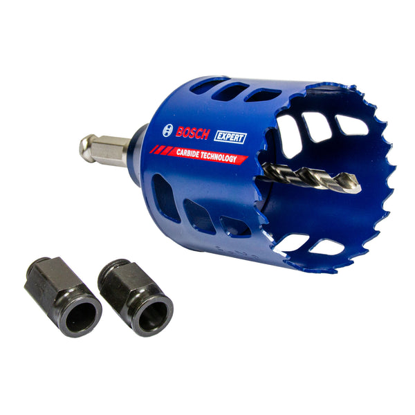 EXPERT Tough Material 68 mm Lochsäge Starter Kit, Carbide Zähne für viele Materialien