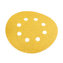 EXPERT C470 Schleifpapier Ø 125 mm, P40 - P400 (50er Pack, für Hartholz & Farbe auf Holz, 8 Löcher)