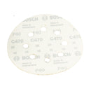 EXPERT C470 Schleifpapier Ø 125 mm, P40 - P400 (50er Pack, für Hartholz & Farbe auf Holz, 8 Löcher)