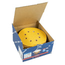 EXPERT C470 Schleifpapier Ø 125 mm, P40 - P400 (50er Pack, für Hartholz & Farbe auf Holz, 8 Löcher)