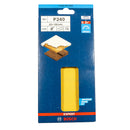 EXPERT C470 Schleifpapier 93 x 186 mm, P40 - P400 (10er Pack, für Hartholz & Farbe auf Holz, 8 Loch)