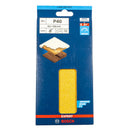 EXPERT C470 Schleifpapier 93 x 186 mm, P40 - P400 (10er Pack, für Hartholz & Farbe auf Holz, 8 Loch)