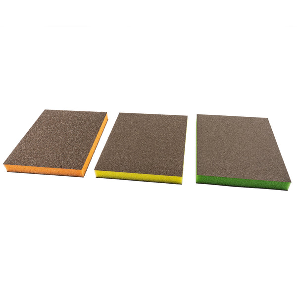 EXPERT S473 Flex Schleifpad 3er Pack (Mittel / Fein / Superfein, für Weichholz & Farbe auf Holz)