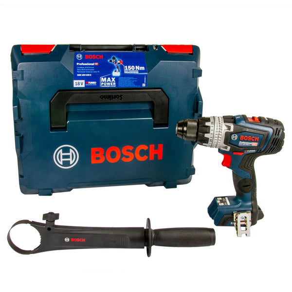 Bosch Professional GSR 136 ohne max. 150 18V-150 in Nm C L-BOXX & Akku Lader, Akku-Bohrschrauber, Drehmoment