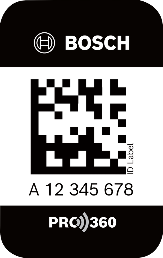 ID Label klein 13 x 23 mm (Aufkleber für Inventarverwaltung in PRO360 App, 1 Stück)