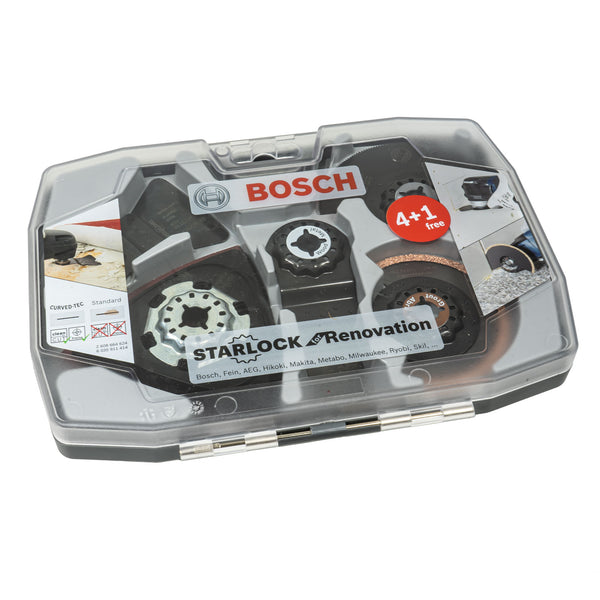 Starlock Set 8-tlg. für Renovierungsarbeiten (ACZ 70 RT5, AIZ 32 APB, ACZ 85 EC, ATZ 52 SC, AVZ 93 G, Schleifblätter)